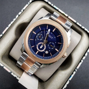 <span class=keywords><strong>2025</strong></span> Sıcak Fırsat FOSSILA FS4552 Erkek Moda Spor Kronograf Saat Kuvars Mekanizma 50M Su Geçirmez Paslanmaz Çelik Kasa Deri - Product Image 5