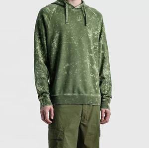 Sudaderas con capucha de algodón 100% impresas personalizadas para hombre, estilo de invierno suave y cómodo con logotipo frontal, teñido liso informal en todos Los tamaños disponibles - Product Image 2