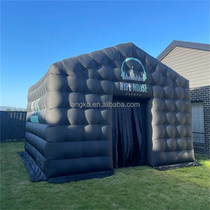 Luz de discoteca negra de grado comercial, tienda de club nocturno móvil, cubo inflable para fiesta, club nocturno inflable interior para fiesta - Product Image 4