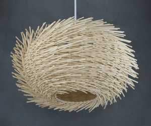Lamp <b>Shade</b> Natural <b>Bamboo</b> Rattan Lamp Decoration Style Vintage Natural Rattan Eco Friendly Lamp Handcraft Pendant <b>Light</b> - Product Image 4