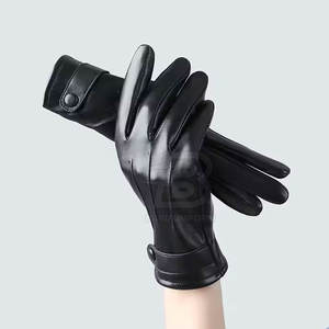 Gants en cuir de haute qualité de haute qualité pour l'hiver, chauds et respirants, compatibles avec les vêtements décontractés, vente à chaud - Product Image 4