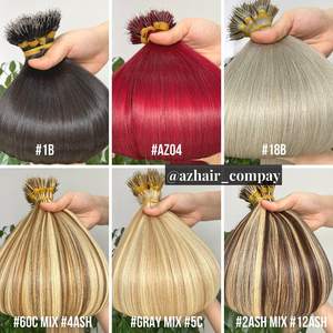 Extensiones de cabello humano recto de queratina de Punta Nano 12A de Grado Superior Color personalizable proveedor mayorista vietnamita - Product Image 3