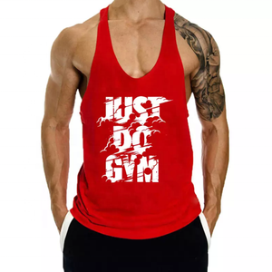 Débardeur Homme en Coton Côtelé de Haute Qualité, Coupe Slim, pour Gym, Fitness, Course à Pied, Sport, Broderie Graphique Personnalisable - Product Image 3