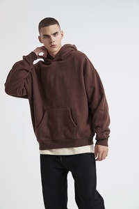 400gsm Cotton Distressed Vintage Heavyweight Plain Pullover Hoodies Oversized No Drawstring Acid Washed Hoodie - Product Image 6