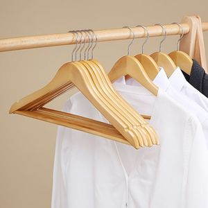 PERCHA DE ROPA DE MADERA SÓLIDA GUERRA PARA vestidor Baño Sala de estar-para abrigo Pantalón Traje Camisa Todos los accesorios de tela - Product Image 5