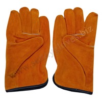 Gants de sécurité Sunny pour hommes, blancs, résistants à l'abrasion, antidérapants, non doublés, en cuir de chèvre, pour la conduite