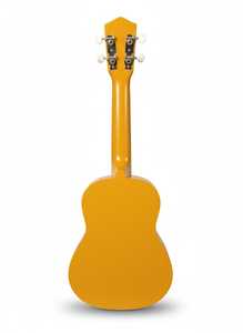 Ukulele soprano vintage SOLOBEAT Sunburst en acajou, 4 cordes en nylon, pour étudiants et débutants, finition vernie polie - Product Image 2