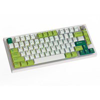 Produsen kami sendiri produk baru tahan lama Mini RGB mekanik diprogram Wireless Gaming Keyboard