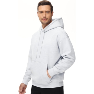 Sweat à capuche uni pour hommes Sweat à capuche avec poche Sweat à capuche de rue mode pour hommes Sweat à capuche coupe décontractée - Product Image 5