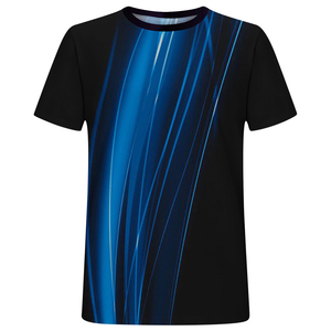Etiquetas de impresión digital Diseño imprimible Sublimación Logo Serigrafía Camiseta Camisetas impresas personalizadas baratas - Product Image 1