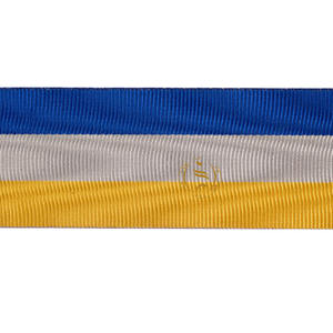 Ruban de médaille cérémonielle moiré en promotion, fabriqué pour les barrettes de récompense, prix abordable - Product Image 4