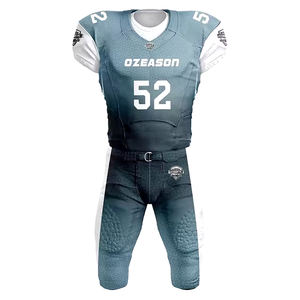 Nueva llegada precio al por mayor logotipo personalizado y diseños camisetas universitarias para adultos camisetas Club equipos uniforme de fútbol americano - Product Image 4