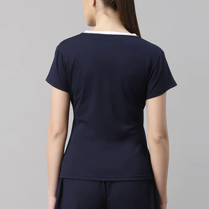 T-shirts pour femmes, poids lourd, vêtements décontractés, t-shirt de haute qualité pour femmes, t-shirt surdimensionné pour femmes, respirant, 100% coton, OEM ODM - Product Image 2