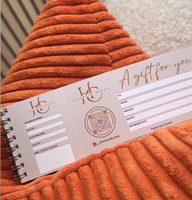Carnet de bons cadeaux personnalisés pour salon de beauté, carte cadeau imprimée avec logo pour technicien en cils et ongles, papeterie pour coiffeur, perforée, version physique
