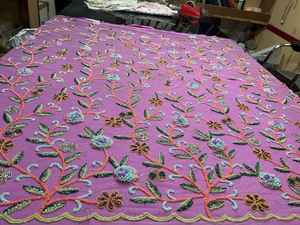 Nouvelle conception, dentelle brodée fantaisie de haute qualité, tissu en dentelle macramé, disponible à un prix abordable - Product Image 3