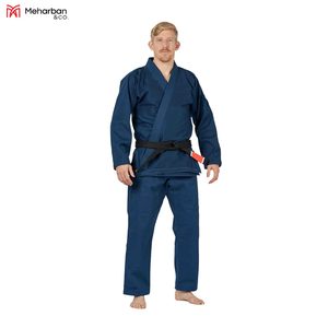 2023 Unisex XXL algodón Taekwondo uniforme con cinturón logotipo personalizado transpirable artes marciales desgaste conjunto blanco Karate Gear - Product Image 5