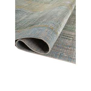 Alfombra Kavi Gris y Negra Anudada a Mano de Lana y Seda de Bambú con Patrón Abstracto para Uso Doméstico-Srb(701(Ox)) - Product Image 2