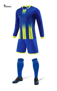 Nuevas Camisetas de Fútbol Personalizadas al por Mayor, Conjuntos de Uniformes, Nuevo Diseño, Camiseta de Fútbol para Hombre, Corte Automatizado, Ecológica, de Secado Rápido - Product Image 4