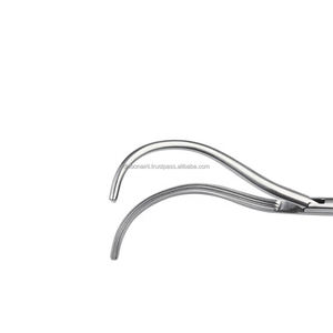 Pince hémostatique incurvée thoracoscopique chirurgicale manuelle pour les procédures VATS Certifié CE OEM Privé - Product Image 6