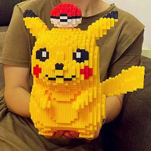 Pour les fans de Pokémon Pikachu, briques nano, modèle de dessin animé, jouet éducatif, ensemble de blocs en plastique ABS pour cadeau ou usage personnel - Product Image 2