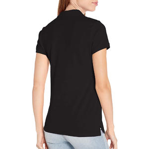 Camisetas de polo de alta calidad hechas de poliéster y algodón para mujer, camisetas de polo con diseño de logotipo personalizado para mujer - Product Image 4