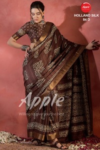 ส่าหรีผ้าไหมโคธาแท้พิมพ์ผ้าบาติกงานฝีมือแบบดั้งเดิมที่อุดมไปด้วยผ้าไหมเรียบงานศิลปะแบบดั้งเดิม - Product Image 2