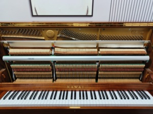 KAWAI KL602 Upright Piano from Japan Brown Wood Grain Rich Sound Quality Delicate Tone and Durable Body - Product Image 5