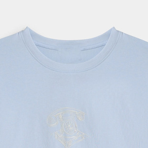 Camisetas con estampado personalizado para hombre, 100% algodón transpirable de alta calidad, patrón de letras gráficas de peso pesado, tela de estambre de marca personalizada - Product Image 5