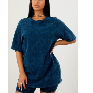 T-shirt décontracté à manches courtes en coton blanc pour femmes, taille plus, avec logo personnalisé, écologique, séchage rapide, respirant, fournisseur BD - Product Image 6