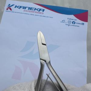 กรรไกรตัดเล็บสแตนเลสแบบมืออาชีพใบมีดโค้งสำหรับทำเล็บมือเล็บเท้าคุดใช้นิ้ว - Product Image 4