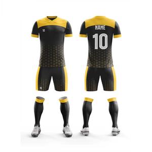 ชุดฟุตบอลเล่นเกมกลางแจ้งและในร่มมาใหม่พร้อมชื่อและหมายเลขทีมสำหรับเยาวชนและผู้ใหญ่ - Product Image 3