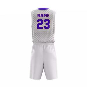 Conjunto de Uniforme de Baloncesto de Alta Calidad, Material de Poliéster Duradero, Impresión de Logotipo Personalizado, Conjunto de Camiseta y Pantalones Cortos - Product Image 4