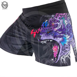 Shorts de boxe personnalisés, shorts de grappling, shorts de combat MMA pour hommes, 100 % polyester. - Product Image 6