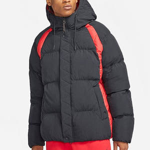 Blouson d'hiver décontracté pour homme avec fermeture éclair en tissu canvas, couleurs et tailles personnalisables, doublure en fibre de bambou, haute qualité - Product Image 1