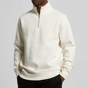 Sweat-shirt en coton lourd de haute qualité à prix de gros, sweat-shirt personnalisé avec logo, sweat-shirt unisexe surdimensionné, sweat-shirt 1/4 - Product Image 1