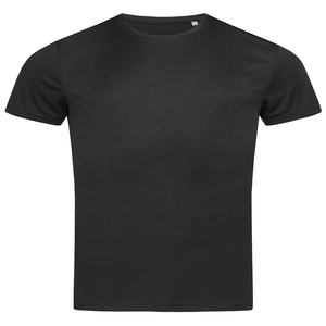 Camiseta de manga corta con cuello redondo informal para hombre, 100% de algodón, transpirable, de Color sólido, camiseta en blanco, talla media estándar de la UE de talla grande - Product Image 1