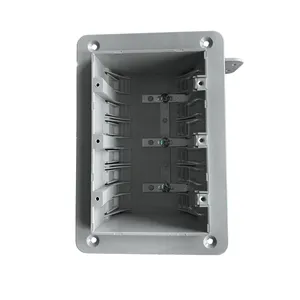 带侧支架的3组非金属器件盒电气可靠功效接线插线盒电器盒金属