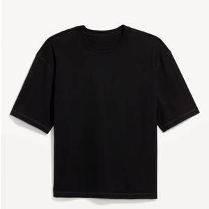 100% algodón 190g 200g camisetas para hombre liso teñido de gran tamaño camisetas de manga corta en blanco hombre Camiseta ecológica camisetas para hombre - Product Image 1