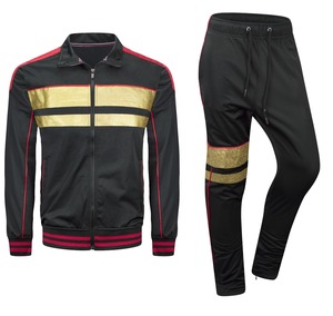 Ensemble de survêtement de jogging léger et respirant à imprimé zippé pour l'entraînement actif en hiver - Product Image 4