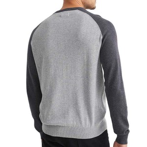 Moda cuello redondo Color choque lana tejido raya pulóver Neutral estilo universitario suéter de gran tamaño al por mayor - Product Image 6