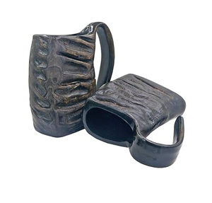 Water Buffalo Horn Beer <b>Mug</b> Customized Size Drinkware Modern Buffalo Horn Drinking Beer <b>Mug</b> - Product Image 6