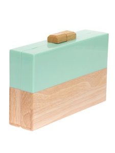 Pochette de soirée en résine faite à la main de créateur Portefeuille de mariée élégant pour les mariages, les fêtes et les célébrations festives - Product Image 3