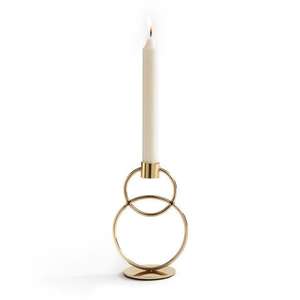 Handcrafted Decorative Metal and <b>Crystal</b> Candle Holder for Enhancing Ambiance at Parties Gatherings or Home Events - Product Image 6