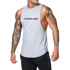 Débardeur de sport pour homme, design personnalisé en gros, haute qualité, spandex/polyester, séchage rapide, décontracté, salle de sport, fitness, musculation - Product Image 1