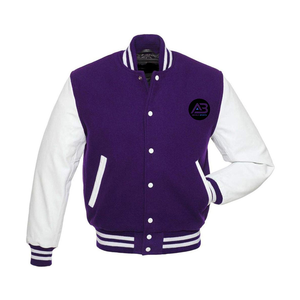 Veste universitaire en toile 100% laine pour homme, best-seller, col montant, respirante, confortable, hiver, service OEM, prix bas, MOQ faible - Product Image 4