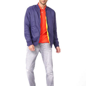 Chaqueta bomber de nailon de secado rápido ecológica transpirable hecha a medida para hombre, manga larga, colores personalizados y logotipo, superventas - Product Image 5