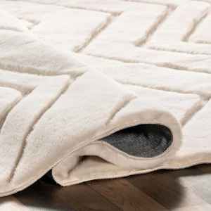 Tapis tufté de haute qualité fait à la main, en laine premium, brodé, design abstrait à boucles coupées, pour la maison, le travail, le salon, la prière - Product Image 1