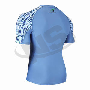 High Quality Performance Rash Guard Men Shorts Sleeve Custom Design Affordable <b>Linked</b> With Jiu Jitsu Kimono Training Gear - Product Image 6