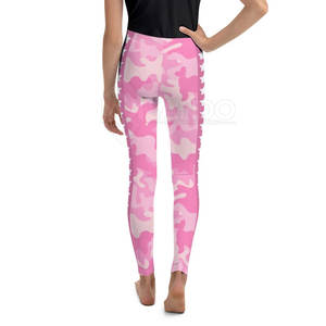 Leggings Deportivos de Cintura Alta para Mujer, Impresión por Sublimación, Venta Directa de Fábrica, Leggings de Yoga de Spandex/Poliéster de Secado Rápido - Product Image 3