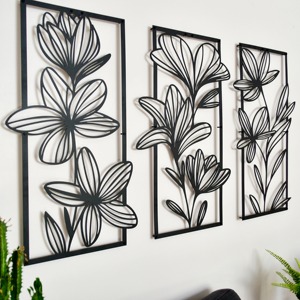 Décoration murale en métal artisanal moderne Sculpture en fer unique Tenture murale décorative élégante pour la maison Salon Chambre à coucher - Product Image 3